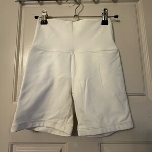 Aerie Women's White Bike Shorts
